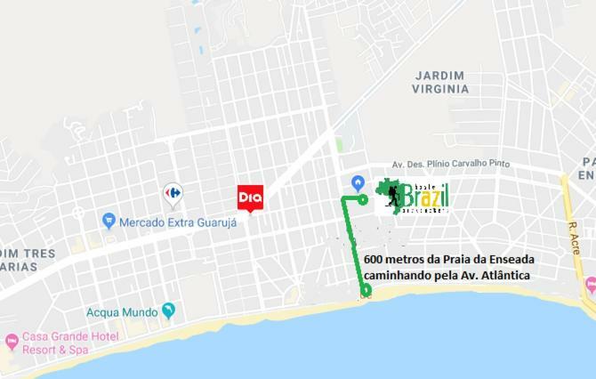 Pousada Hostel Brazil Backpackers Гуаружа Екстер'єр фото